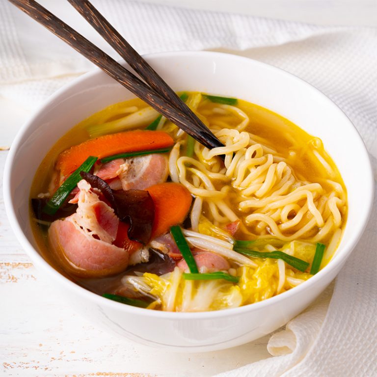 JAPANESE TANMEN BACON NOODLE SOUP 1