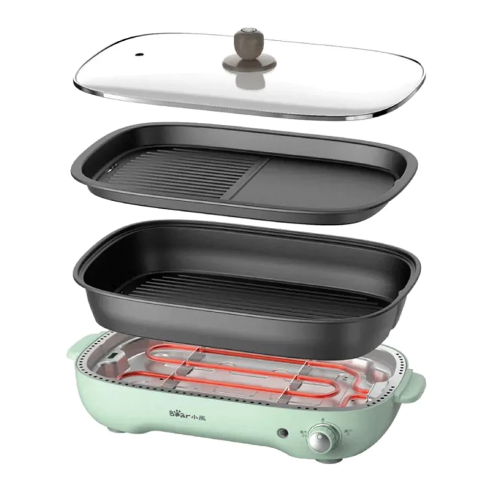 Aparat electric grill 2 în 1 Bear DKL-D12Z4