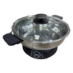 Oală electrică hot pot cu 2 compartimente YX 30cm