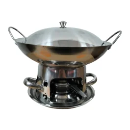 Set mini hot pot inox cu arzător XD 10#