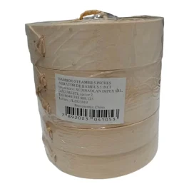 Steamer bambus 5 inch (13 cm) – 2 coșuri + capac