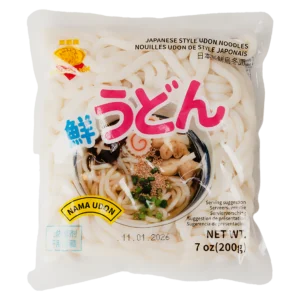 Tăiței udon proaspeți Nama Udon Golden Lion 200g